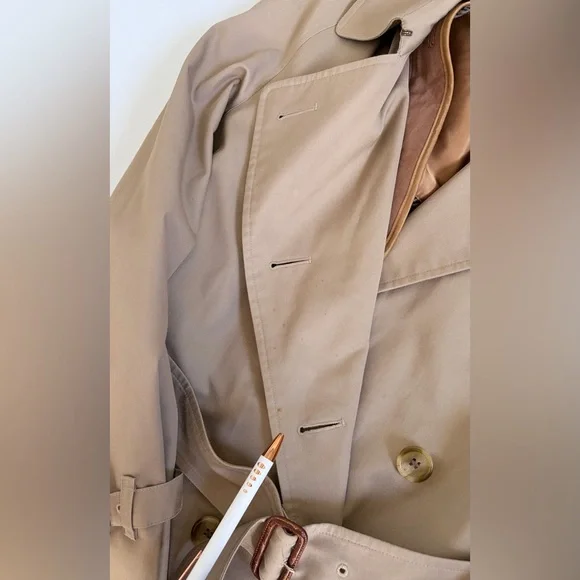 Burberry Vintage Long Kensington Heritage
Trench Coat Women’s size 14 - Picture 6 of 16